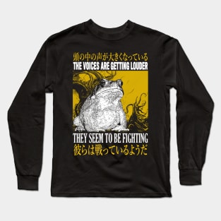 The Voices Are Getting Louder Frog Long Sleeve T-Shirt